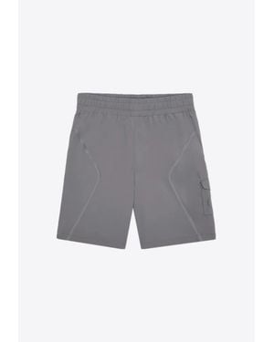 A_COLD_WALL* Welded Shorts With Heat Transfer Tape Detail - Gray