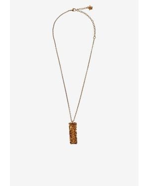 Versace Medusa '95 Pendant Necklace - White