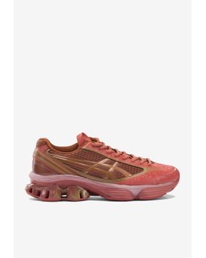 Asics Us6-S Gel-Kinetic Fluent Low-Top Sneakers - Red