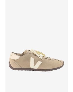 Veja Cateyes Suede Low-Top Sneakers - Natural