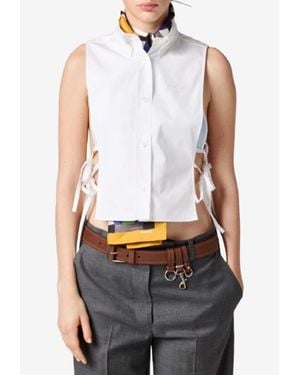 Miu Miu Sleeveless and tank tops for Women | Online Sale up to 33