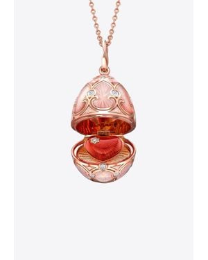 Faberge Heritage Surprise Locket Necklace - White