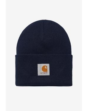 Carhartt Watch Logo Beanie - Blue