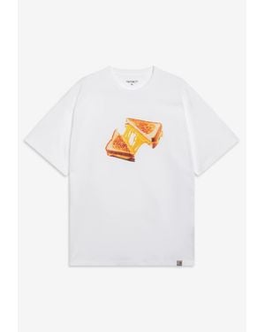 Carhartt Cheese Toast Jersey T-Shirt - White
