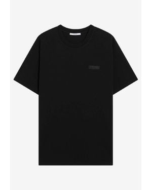 Givenchy Logo Patch Crewneck T-Shirt - Black