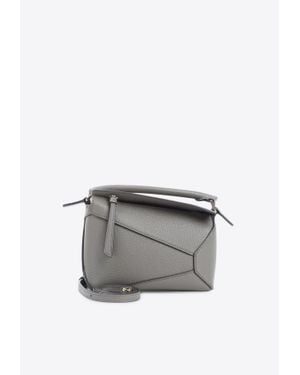 Loewe Small Puzzle Edge Shoulder Bag - Gray