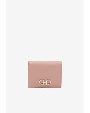 Ferragamo French Bi-Fold Wallet - Pink