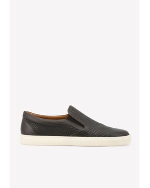 Stemar Slip-On Sneakers - Brown