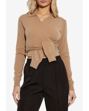 Dolce & Gabbana Cashmere Wrap Sweater - Black