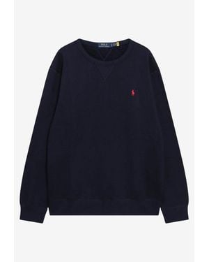 Polo Ralph Lauren Embroidered Pony Sweatshirt - Blue