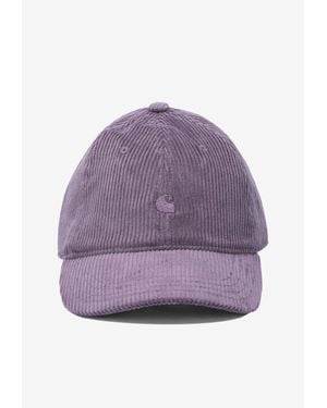 Carhartt Harlem Corduroy Baseball Cap - Purple
