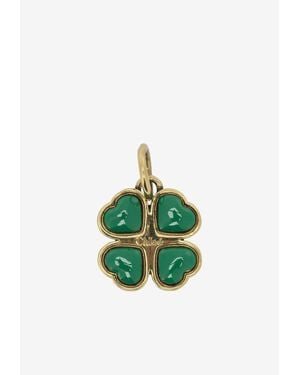 Chloé Clover Brass Pendant - Green