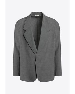 Fear Of God Single-Breasted Wool Blend Blazer - Grey