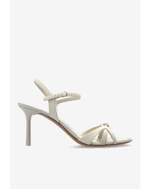 Ferragamo Dasy 70 Strappy Sandals - White