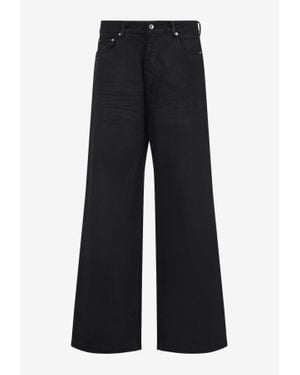 Rick Owens Geth Straight-Leg Jeans - Black