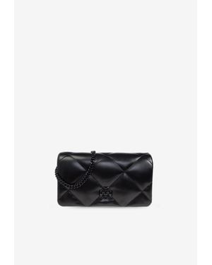 Tory Burch Kira Diamond Quilt Chain Clutch - White