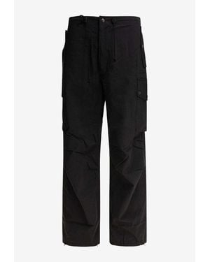 Needles Straight-Leg Cargo Pants - Black