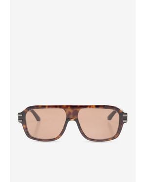 Dolce & Gabbana Dg Logo Rectangular Sunglasses - Pink