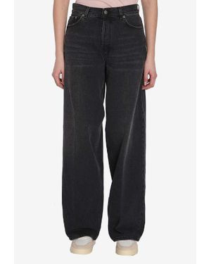 Haikure Bethany Wide Leg Jeans - Black