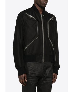 Rick Owens Heizer Flight Jacket - Black