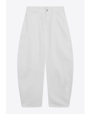 Alaïa Low-Rise Rounded Pants - White