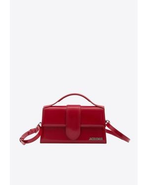 Jacquemus Le Grand Bambino Patent Leather Handbag - Red