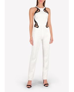 Mugler Entwined Jumpsuit - White