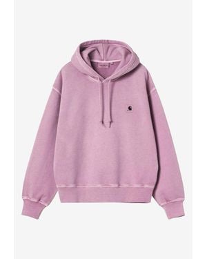 Carhartt Nelson Dyed Hooded Sweatshirt - Pink