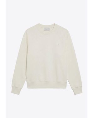 Ami Paris Ami De Coeur Crewneck Sweatshirt - White