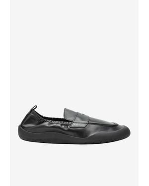 Prada Speedrock Leather Loafers - White