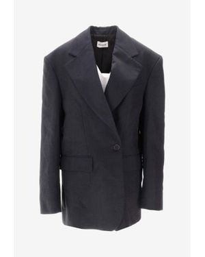 P.A.R.O.S.H. Raisa Single-Breasted Blazer - Blue