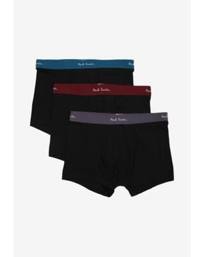 Paul Smith Logo Waistband Boxer Briefs - Black