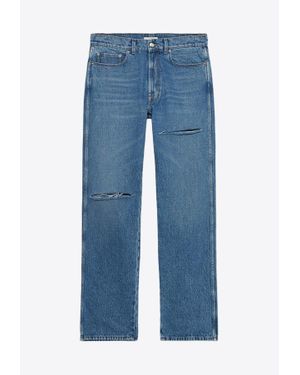 1989 STUDIO Straight-Leg Distressed Jeans - Blue