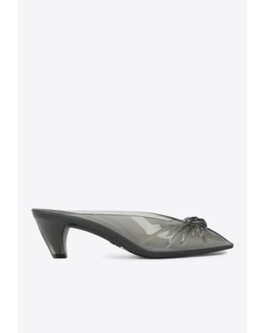 Chloé 55 Jelly Clog Mules - Gray
