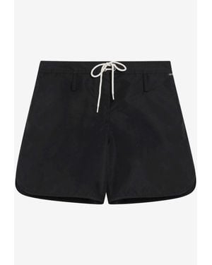 Prada Drawstring Mini Shorts - Black