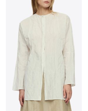 Ruohan Bruno Wrinkled Blouse - White
