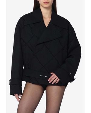NAMACHEKO Oversized Belted Blazer - Black
