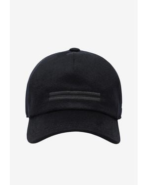 ZEGNA Logo Wool Baseball Cap - Blue