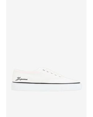Jacquemus Les Fefe Canvas Sneakers - White