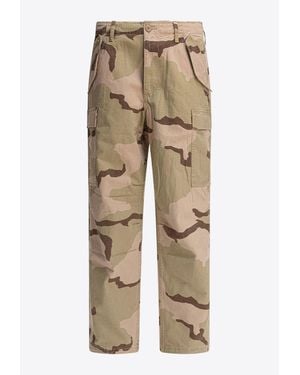 Stussy Military Cargo Camo Pants - Natural