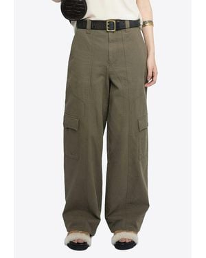 Zadig & Voltaire Pinto Wide-Leg Cargo Pants - Green