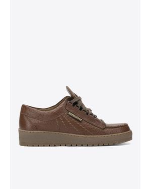 Mephisto Mamouth Leather Sneakers - Brown