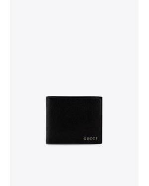 Gucci Bi-Fold Leather Wallet - White