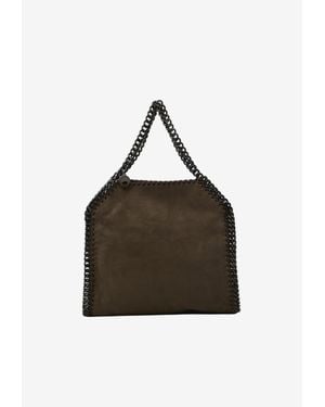 Stella McCartney Mini Falabella Faux Suede Tote Bag - Brown