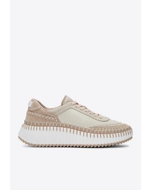 Chloé Nama Low-Top Sneakers - White