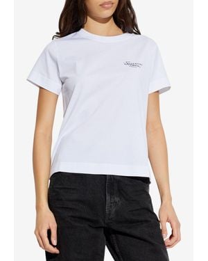 Givenchy Stamped Logo Print T-Shirt - White