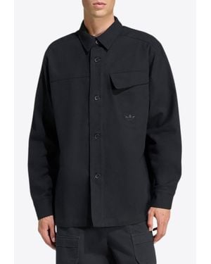adidas Originals Long-Sleeved Loose Shirt - Black