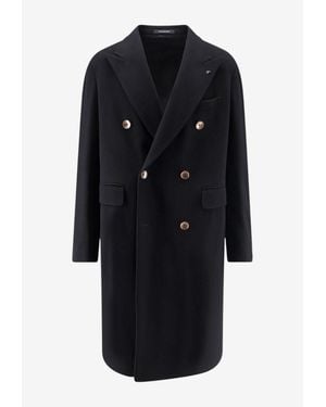 Tagliatore Unlined Tailored Coat - Black