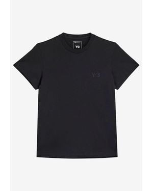 Y-3 Logo Crewneck T-Shirt - Black
