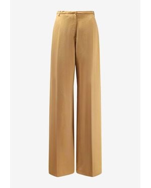 Alysi Straight-Leg Tailored Pants - Natural